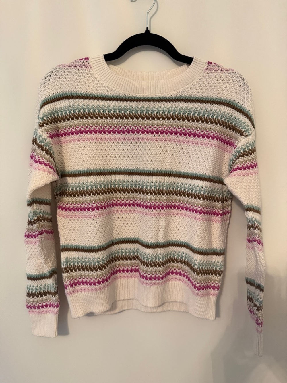 NWT Loft Striped Knit Sweater
